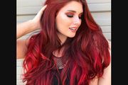 Red Hair Dye - easy to apply - temporary (up to 4 weeks)