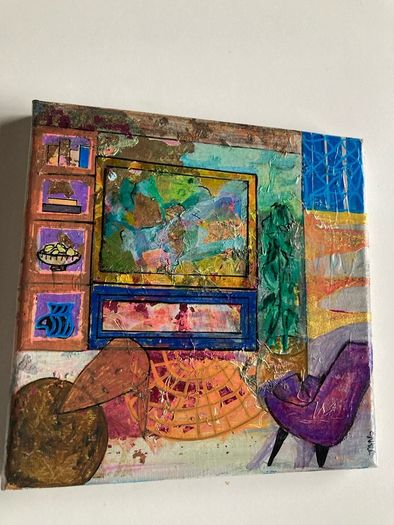 Original Painting Interior Design Art Irish Art Interiors style painting