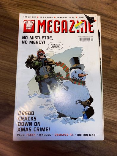 Judge dredd magazine 90s 00s mixed lot