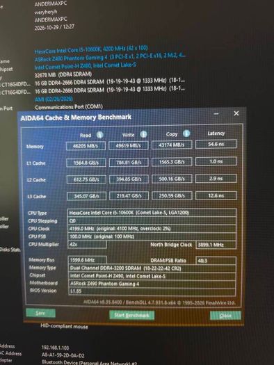 Gaming PC, RTX 3060 12gb,  Intel i5-10600K, 32gb RAM