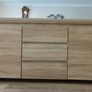 Modern oak-effect sideboard in very good condition Image 2