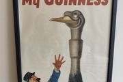 Framed Guinness Collector Ad 60x80cm