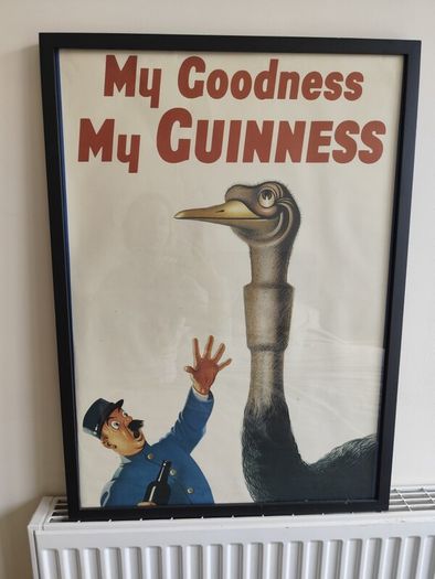Framed Guinness Collector Ad 60x80cm