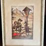 4 Vintage Original Framed Hummel Print Postcards Image 7