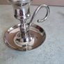 silver plated candlesticks / vintage silver plated zinc candlesticks. Image 4