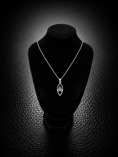 925 Vintage Sterling Silver Celtic Knot Necklace