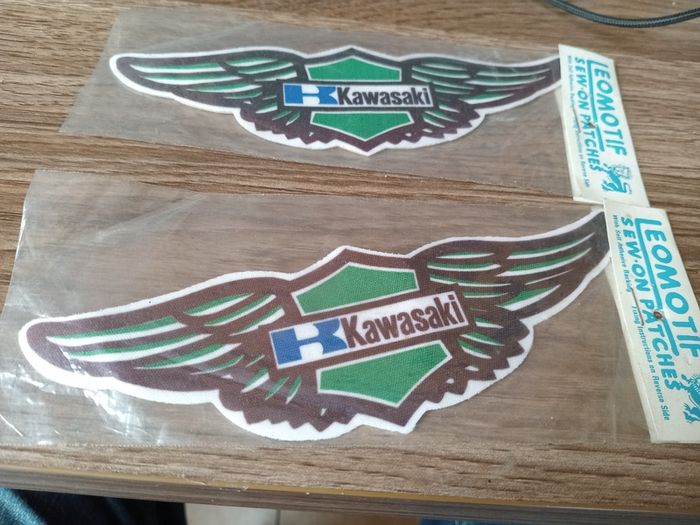 kawasaki  sew  on  patches