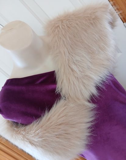 Faux fur wrap