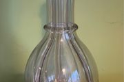 Vintage collectible hand blown four chamber cordial bottle decanter