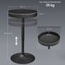 Bar Table Height Adjustable with storage Image 8