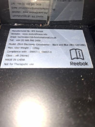 Reebok ZR10 elliptical cross trainer