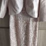 Original John charles dusky pink dress size 10 similar to the ones at the pictures ,jacket included Image 7