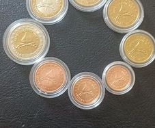Pattern Vatican City Euro Coin Set 2005