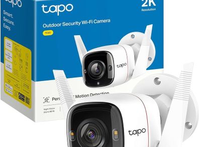 NEW SALE | Outdoor Security Camera, Weatherproof, flexible installation, No Hub Required, Works with Alexa & Google Home, 3MP Ultra-High Definition, Automatic Siren, 2-way Audio, SD Storage