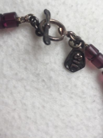 Vintage handmade Sterling silver cross necklace