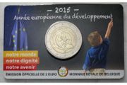 Belgium 2 Euro Base Metals Brilliant Uncirculated Commemorative Coin 2015 - The European Year for Development