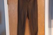 Primark   Brown Faux Leather  Trousers.  S.12.  New.