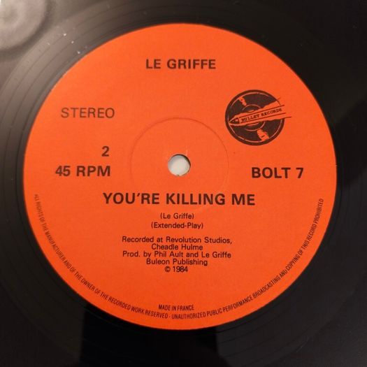 Le Griffe - You're Killing Me