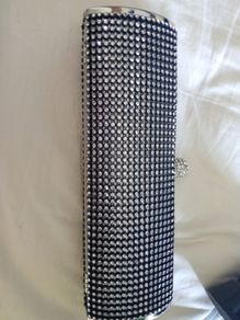 Diamane clutch bag