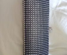 Diamane clutch bag