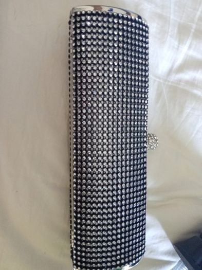 Diamane clutch bag
