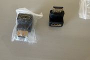 2x 90 270 Degree Right Angle Angled HDMI Male to Female Adapter Connector Cable