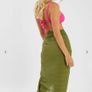 sarong CHECK TASSEL SARONG olive green Accessorize New Image 10