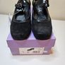 kelly black suede dress pumps Da Bella leather RRP100 euro NEW & Boxed Size 3 UK  & 4 UK fitting EE Image 5