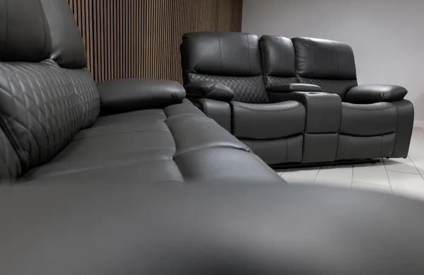 Rita Recliner sofa 3+2 Dark grey