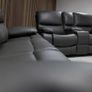 Rita Recliner sofa 3+2 Dark grey Image 2