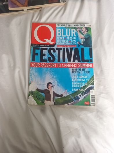 Q magazine - 6 issues incl. Oasis & REM front covers