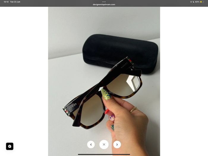 Gucci Brown Tortoiseshell Sunglasses