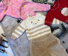 Baby bundles clothes and blankets