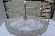 Vintage oval Hors d'Oeuvre set