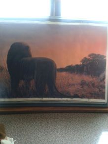 Beautiful African Oil Painting