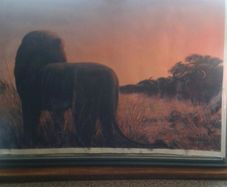 Beautiful African Oil Painting