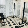 Heavy Duty Rack Stands Iron Weights Set Of Bars Image 4