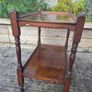 Vintage Wood Drinking Trolley Image 5
