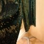 Women's Trousers Green Sequined Palazzo Style NWT SIZE 12 Image 3
