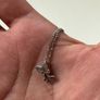 Sterling Silver Necklace with Double Butterfly Pendant Image 4