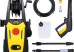 High Power Pressure Washer 1800W High Performance Jet Wash 420 L/H 140 Bar Turbo Nozzle Auto Stop System 6M Hose Portable Electric Jet Washer for Patio Car Garden Home Furniture (FREE SHIPPING)