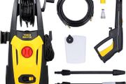 High Power Pressure Washer 1800W High Performance Jet Wash 420 L/H 140 Bar Turbo Nozzle Auto Stop System 6M Hose Portable Electric Jet Washer for Patio Car Garden Home Furniture (FREE SHIPPING)