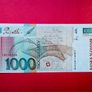 Slovenia. 1,000  Tolarjew  2000  Pick  22a . ( Uncirculated ) Image 2