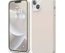 Liquid Silicone Case For Apple iPhone 14 Plus Luxury Thin Phone Cover Grey