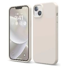 Liquid Silicone Case For Apple iPhone 14 Plus Luxury Thin Phone Cover Grey
