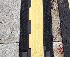 2-Channel Rubber Cable Protectors (990mm x 250mm x 50mm)