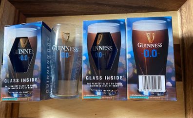 Guinness 00 beer Official Pint Glasses set