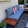 Modular outdoor sofa and coffee table Image 6