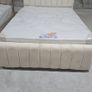 Cream bed And Mattress Image 5