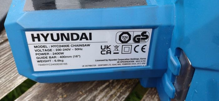 Hyundai 2400W Electric Chainsaw